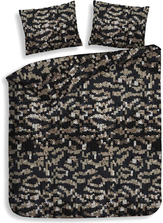 Dekbedovertrek Lio Zwart - Flanel