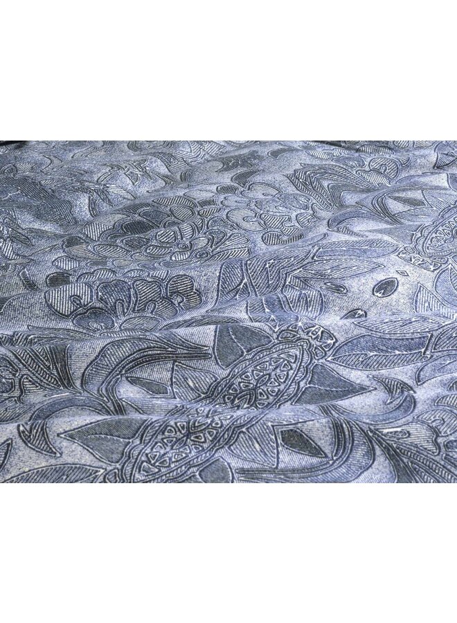 Heckett & Lane Dekbedovertrek Bles Blauw - Flanel