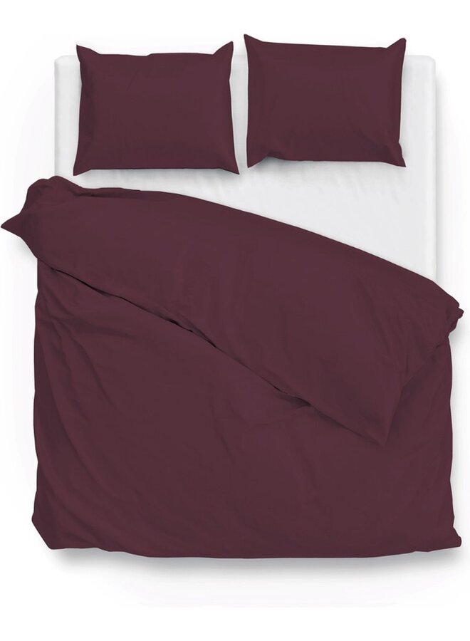 Dekbedovertrek Satinado Paars - Katoensatijn
