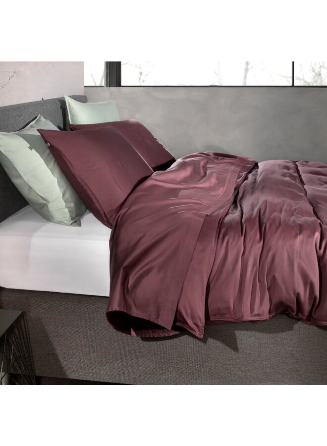 ZO! Home Dekbedovertrek Satinado Paars - Katoensatijn