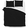ZO! Home Dekbedovertrek Satinado Zwart - Katoensatijn