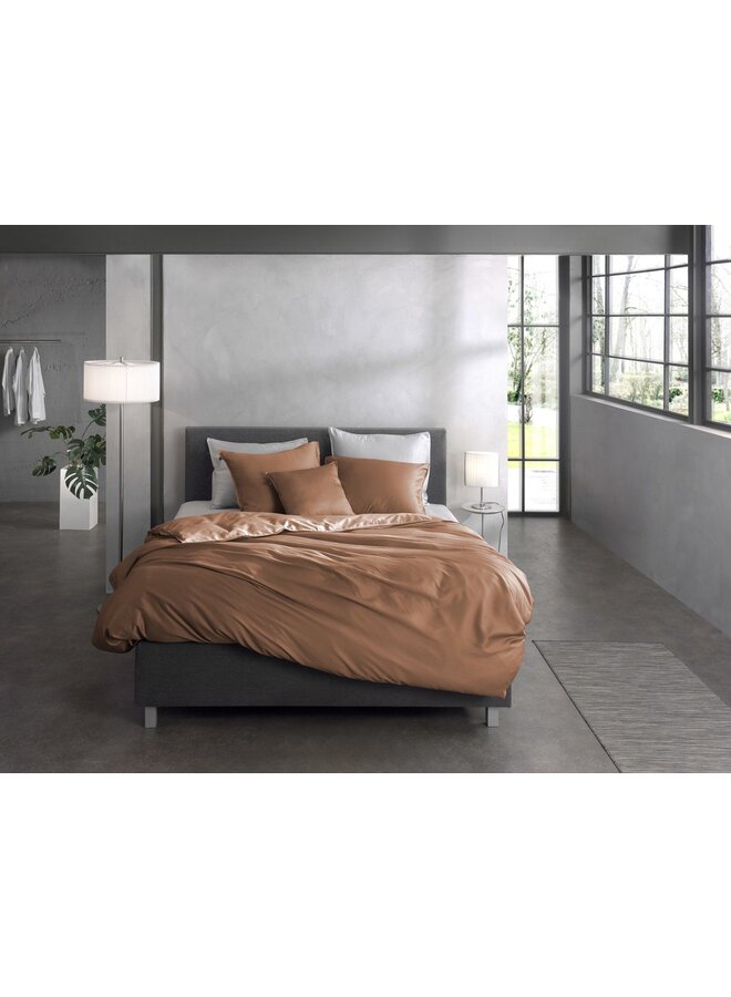 ZO! Home Dekbedovertrek Satinado Donkerroze - Katoensatijn