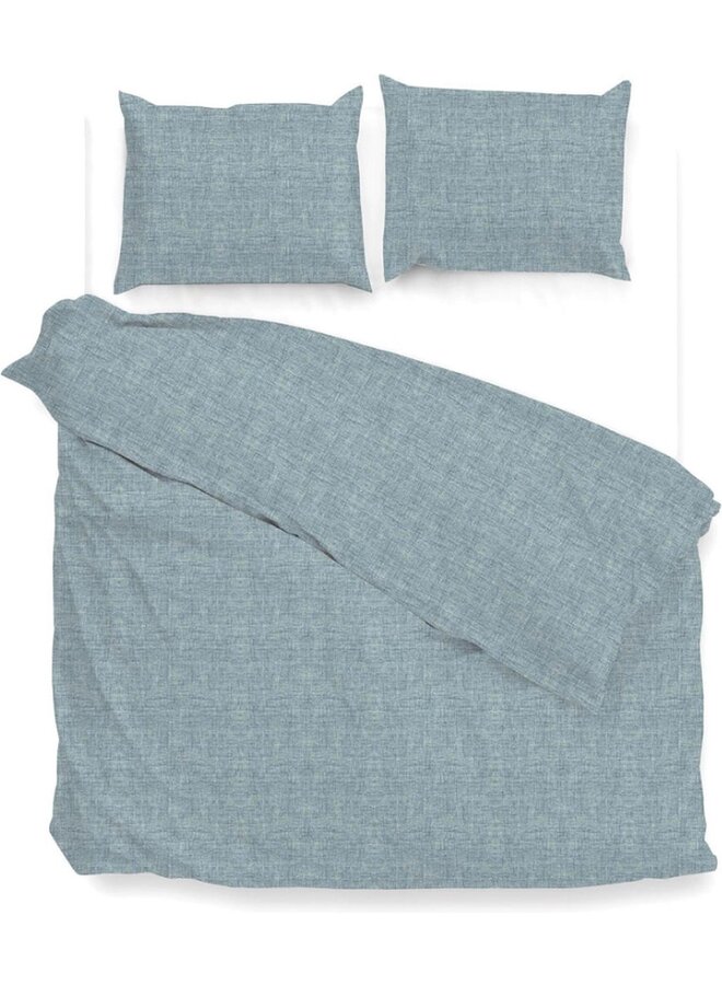 Dekbedovertrek Lino Steenblauw - Katoen PL3