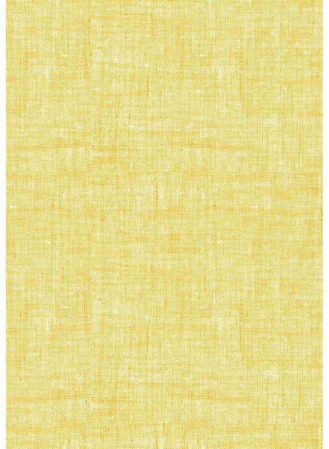 ZO! Home Dekbedovertrek Lino Licht Geel - Katoen