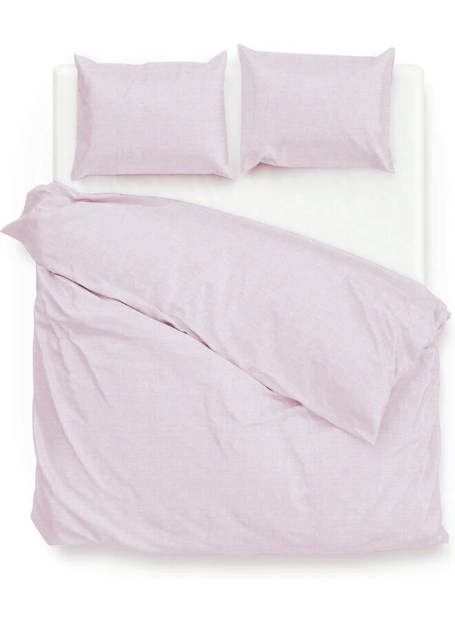 ZO! Home Dekbedovertrek Lino Grijslilac - Katoen