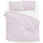 ZO! Home Dekbedovertrek Lino Grijs Lilac - Katoen
