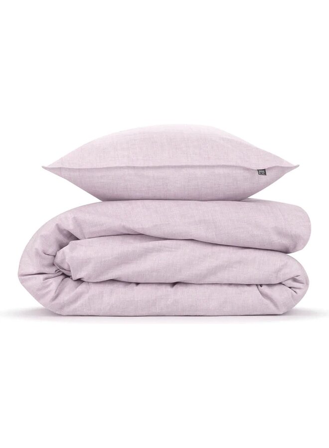 ZO! Home Dekbedovertrek Lino Grijslilac - Katoen