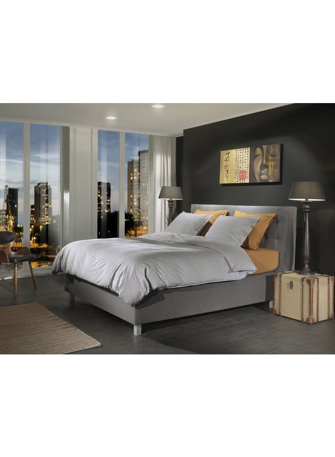 Yellow Dekbedovertrek Cialda Zilver Grijs - Percale Katoen