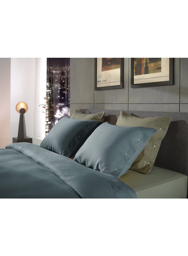 Yellow Dekbedovertrek Cialda Duskblauw - Katoen