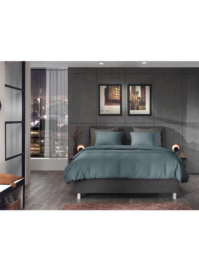 Yellow Dekbedovertrek Cialda Duskblauw - Katoen