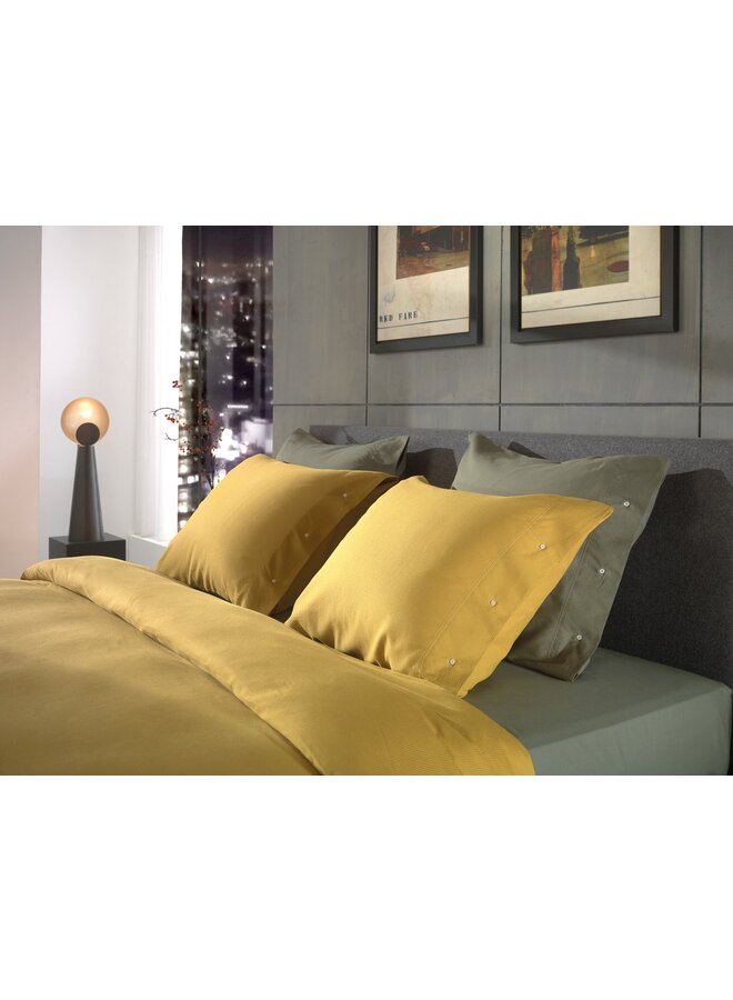 Yellow Dekbedovertrek Cialda Oker - Katoen