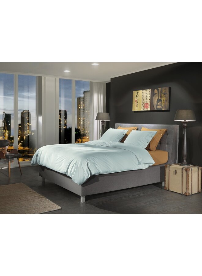 Yellow Dekbedovertrek Cialda Licht Blauw - Percale Katoen