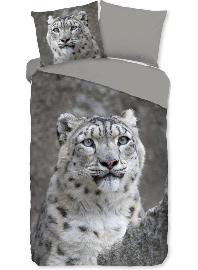 Good Morning Dekbedovertrek Chief Grijs - Flanel