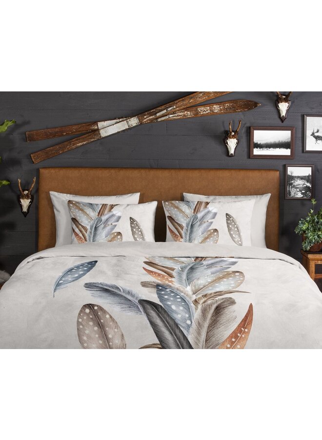 Good Morning Dekbedovertrek Eina Zand - Flanel