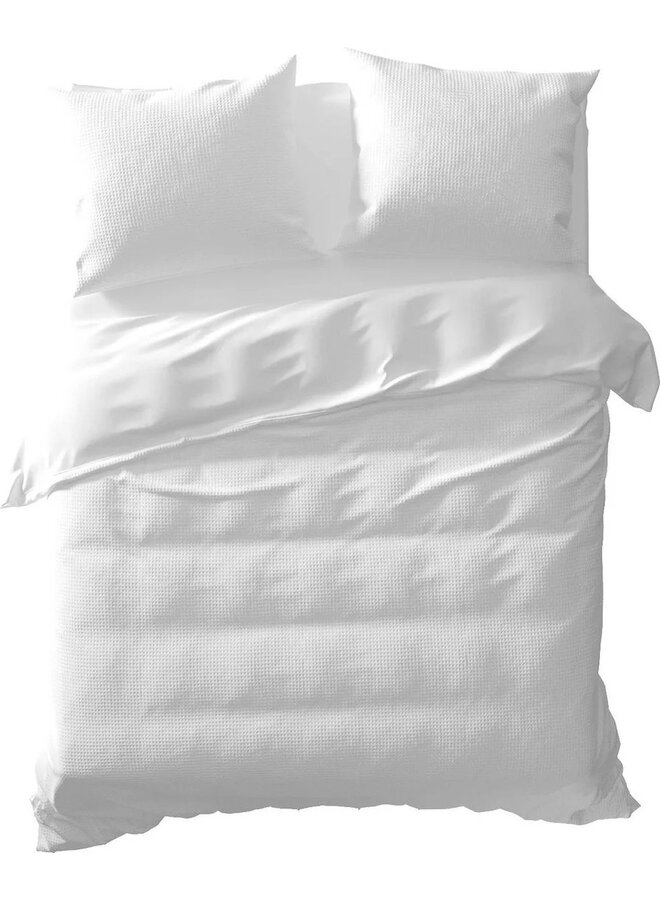 Dekbedovertrek Cialda Wit - Percale Katoen