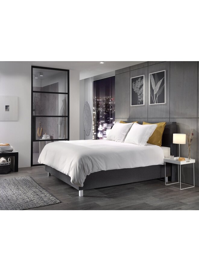 Yellow Dekbedovertrek Cialda Wit - Percale Katoen