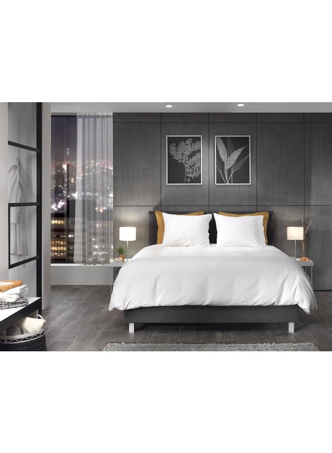 Yellow Dekbedovertrek Cialda Wit - Katoen