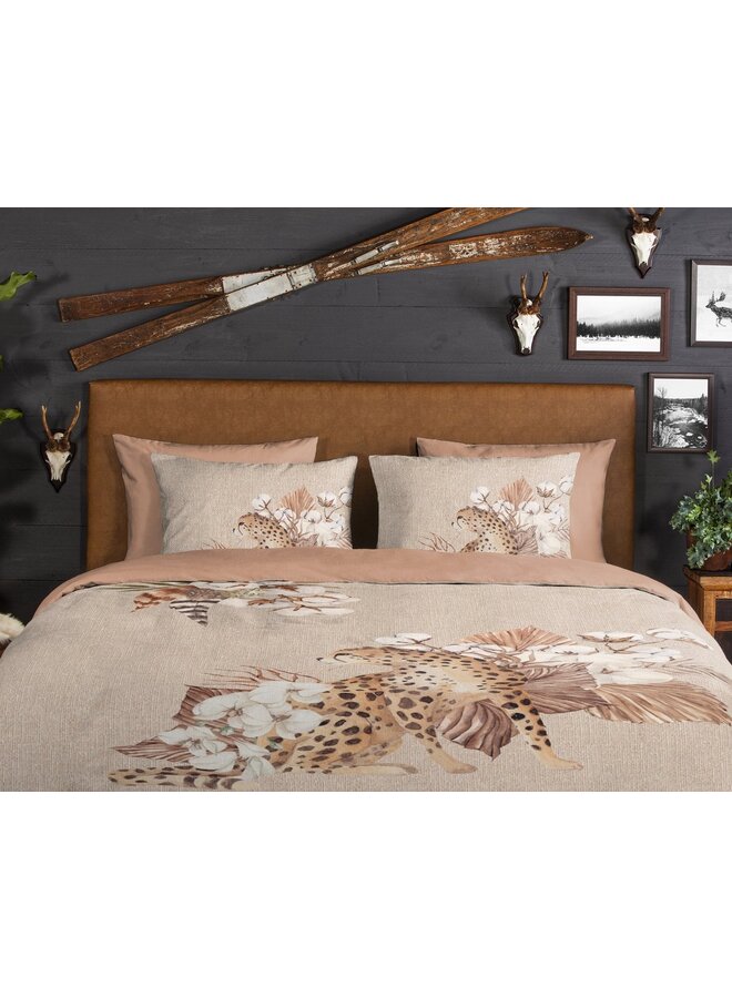 Good Morning Dekbedovertrek Chevy Zand - Flanel