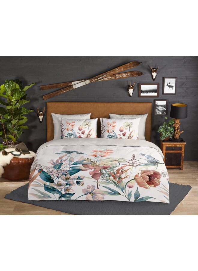 Good Morning Dekbedovertrek Aime Multi - Flanel