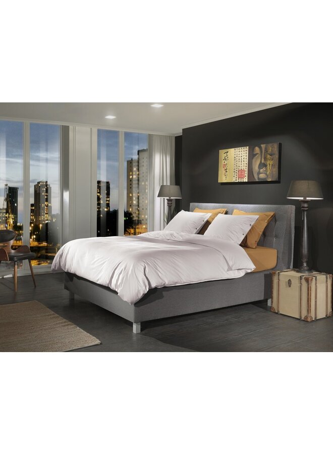 Yellow Dekbedovertrek Uni Lichtroze - Percale Katoen PL1