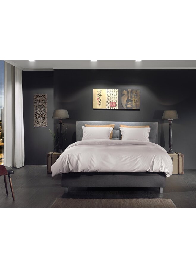 Yellow Dekbedovertrek Uni Lichtroze - Percale Katoen PL1