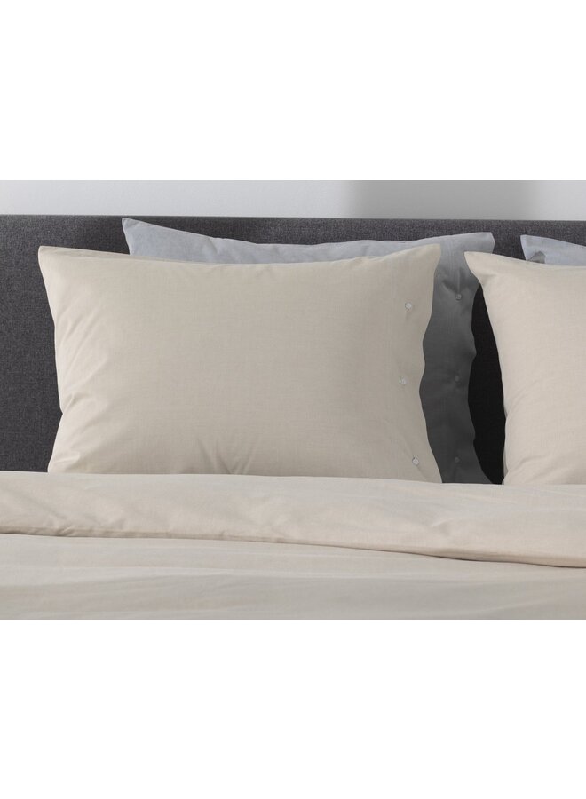 Yellow Dekbedovertrek Chambray Naturel - Percale Katoen