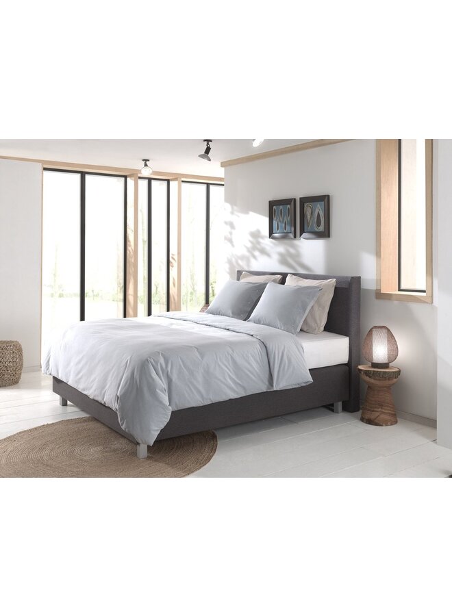 Yellow Dekbedovertrek Chambray Blauw - Percale Katoen