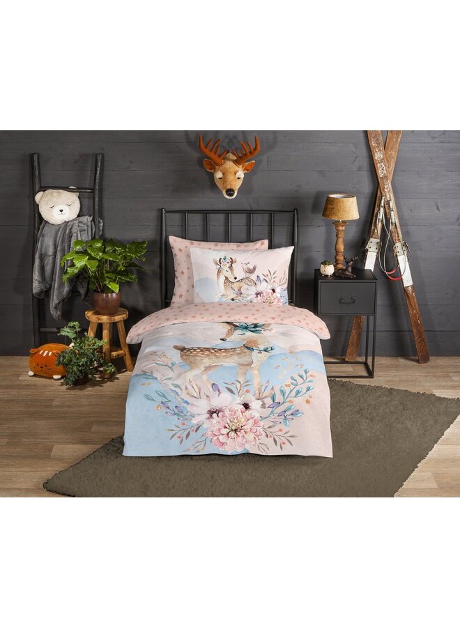 Good Morning Dekbedovertrek Kids Josy Multi - Flanel