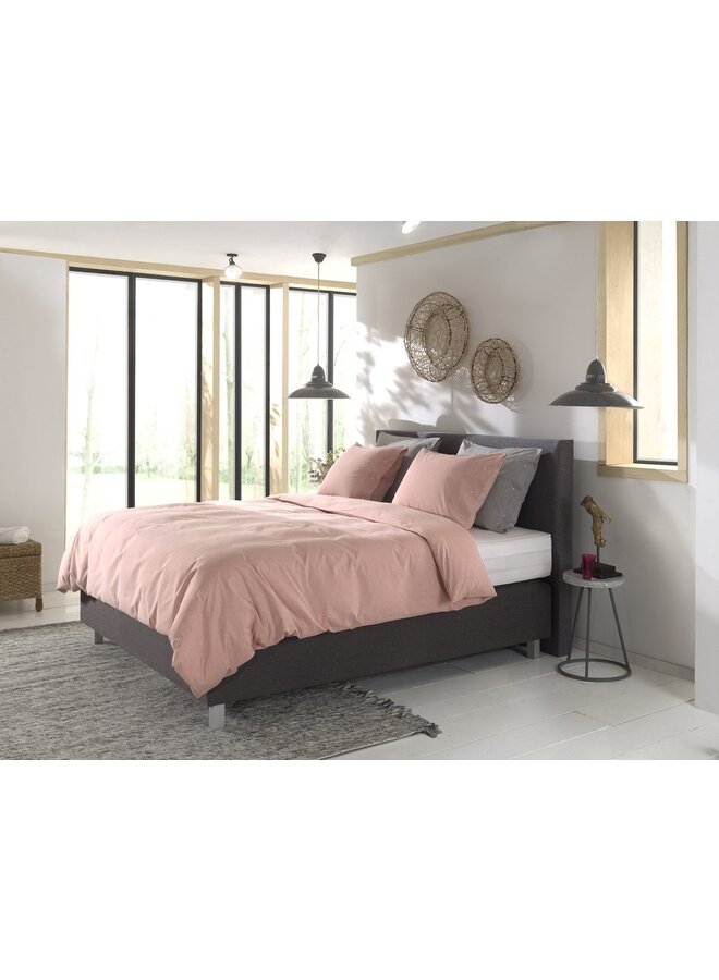 Yellow Dekbedovertrek Chambray Rood - Percale Katoen