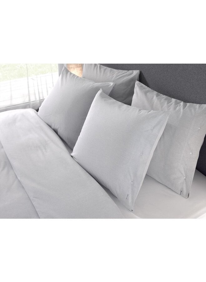 Yellow Dekbedovertrek Oxford Blauw - Percale Katoen