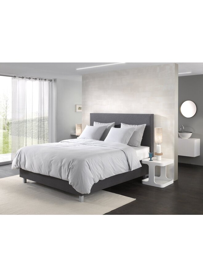 Yellow Dekbedovertrek Oxford Blauw - Katoen