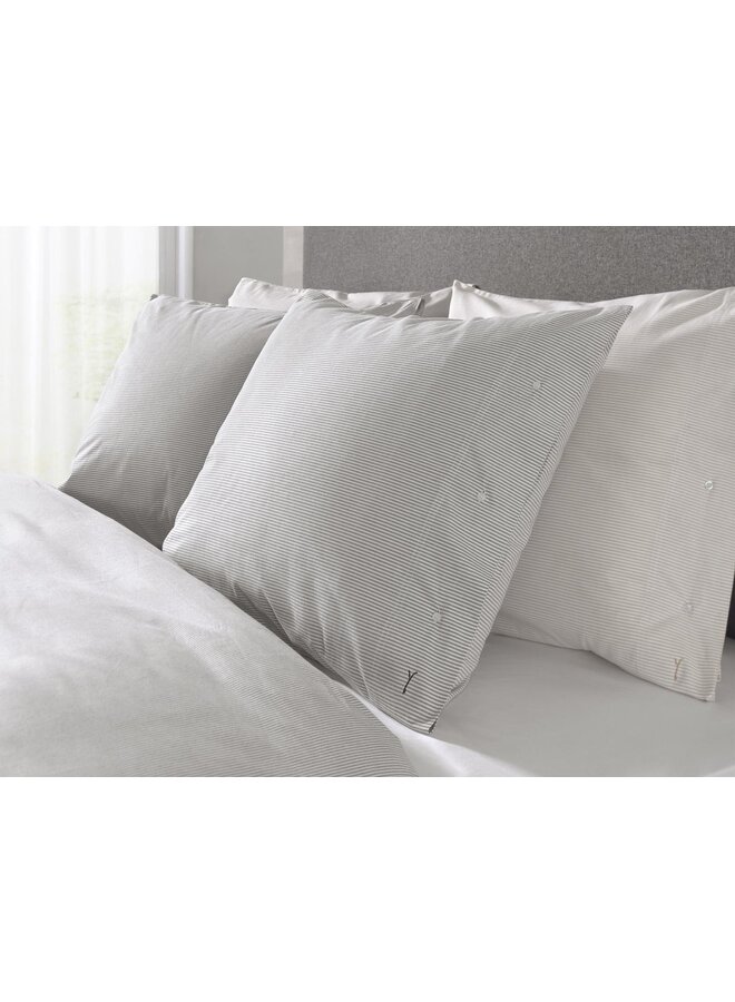 Yellow Dekbedovertrek Oxford Grijs - Percale Katoen