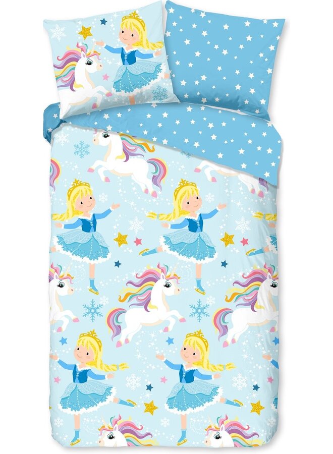 Dekbedovertrek Kids Iceprincess Multi - Flanel PL3