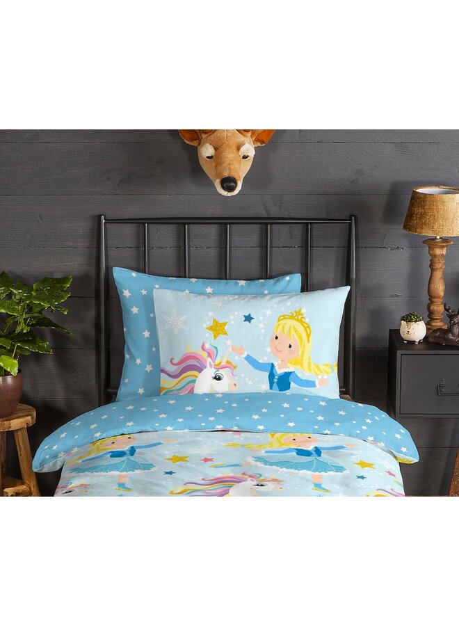 Good Morning Dekbedovertrek Kids Iceprincess Multi - Flanel