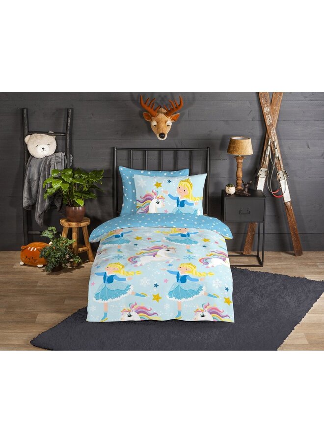 Good Morning Dekbedovertrek Kids Iceprincess Multi - Flanel