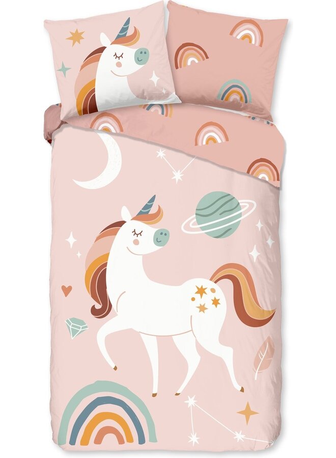 Dekbedovertrek Kids Unidance Roze - Flanel PL3