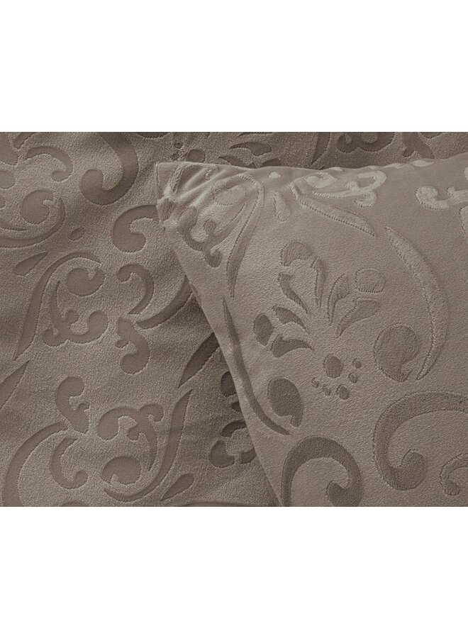 Sleeptime Dekbedovertrek Sultan Taupe - Velvet