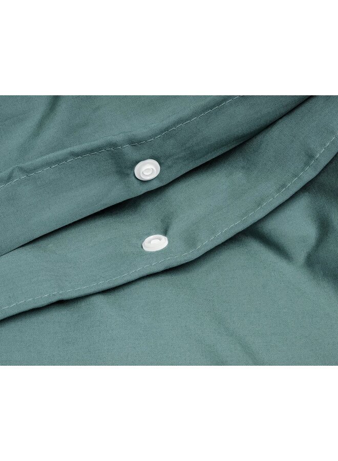 Primaviera Deluxe Dekbedovertrek Uni Groen - Egyptisch Katoen