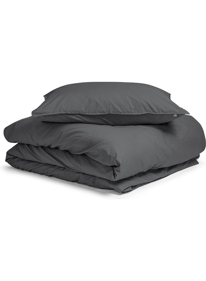 Primaviera Deluxe Dekbedovertrek Uni Antraciet - Egyptisch Katoen