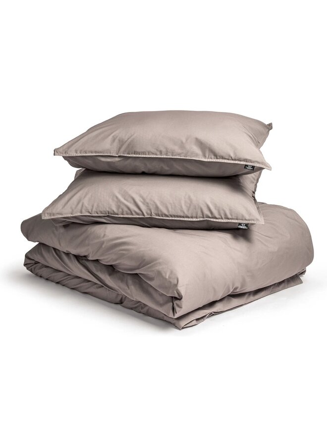 Primaviera Deluxe Dekbedovertrek Uni Taupe - Egyptisch Katoen