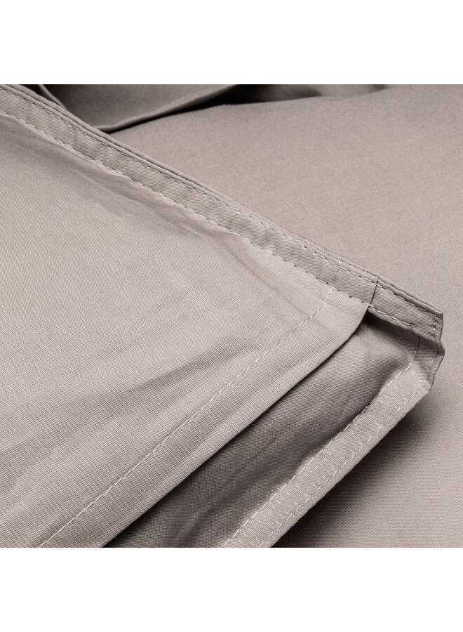 Primaviera Deluxe Dekbedovertrek Uni Taupe - Egyptisch Katoen