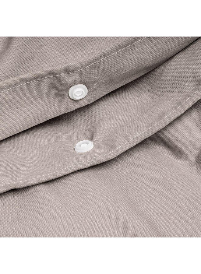 Primaviera Deluxe Dekbedovertrek Uni Taupe - Egyptisch Katoen