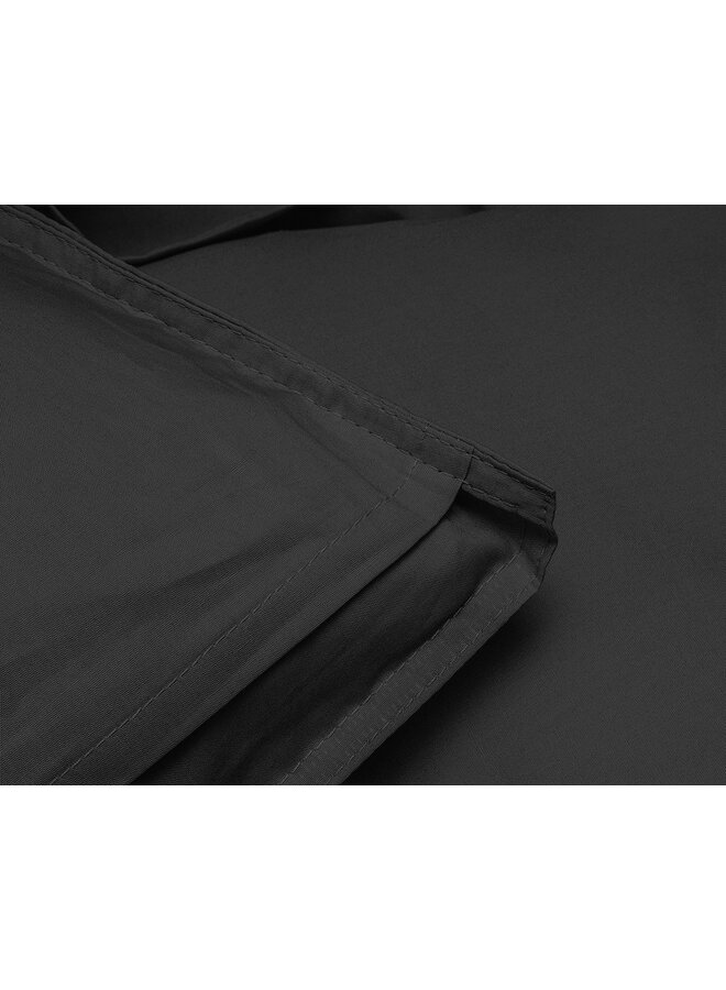 Primaviera Deluxe Dekbedovertrek Uni Zwart - Egyptisch Katoen