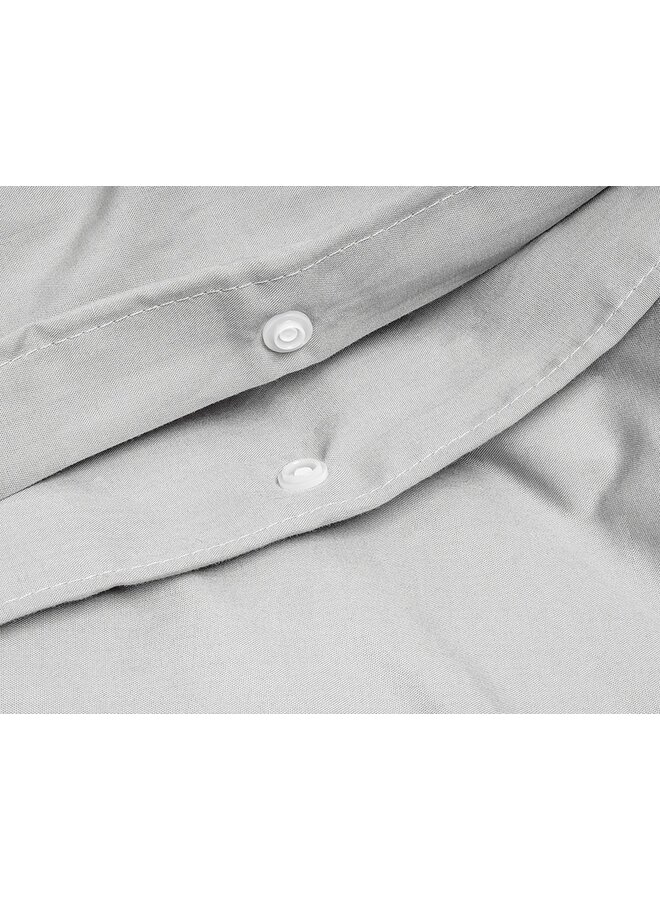 Primaviera Deluxe Dekbedovertrek Uni Grijs - Egyptisch Katoen