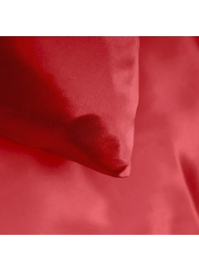 Sleeptime Dekbedovertrek Beauty Skin Care Uni Rood - Satijn