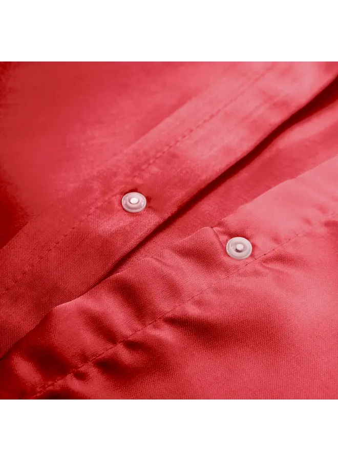 Sleeptime Dekbedovertrek Beauty Skin Care Uni Rood - Satijn