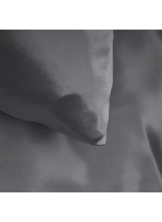 Sleeptime Dekbedovertrek Beauty Skin Care Uni Antraciet - Satijn