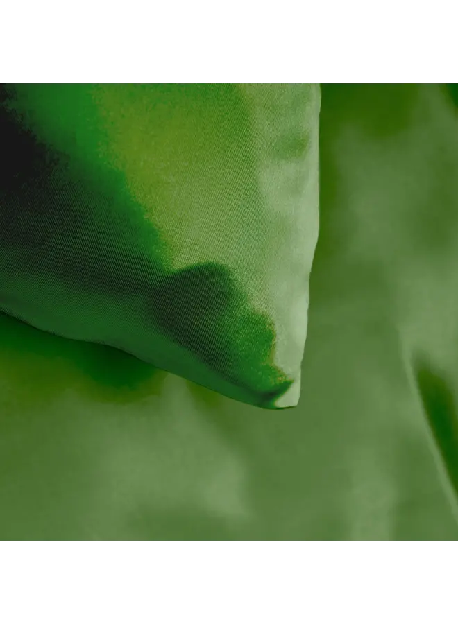 Sleeptime Dekbedovertrek Beauty Skin Care Uni Groen - Satijn