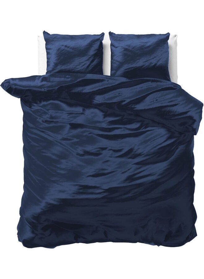 Sleeptime Dekbedovertrek Beauty Skin Care Uni Navy - Satijn