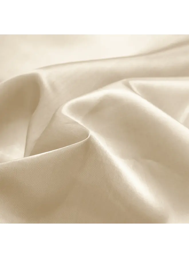 Sleeptime Dekbedovertrek Beauty Skin Care Uni Creme - Satijn